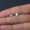 1 CT Round Four-Prong Stud Earrings