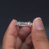 2 CT Round Half Eternity Band