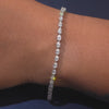 3.90 CT Pear Cut Tennis Bracelet