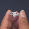 2.74 CT Marquise Solitaire Eternity Bridal Set