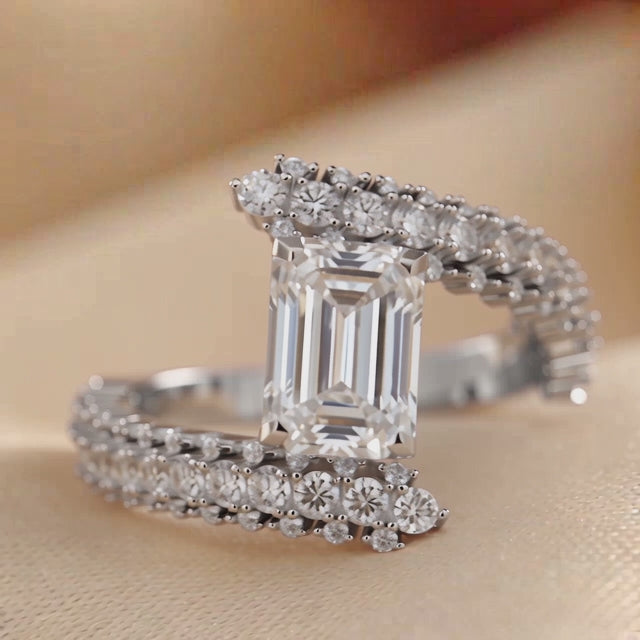 2.77 CT Emerald Cut Ring