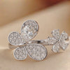 1.15 CT Pear Cluster Ring