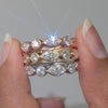3.96 CT Multi Shape Stacking Ring Set