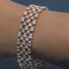 18.3 CT Multi Shape Row Bracelet