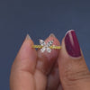 0.89 CT Marquise Cut Butterfly Pavé Ring