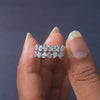 1.45 CT Mixed Shape Cluster Band