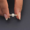 1.55 CT Round Brilliant Side Stone Ring