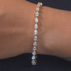 7.1 CT Pear Cut Tennis Bracelet