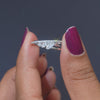 0.41 CT Marquise Trio Crossover Pavé Ring