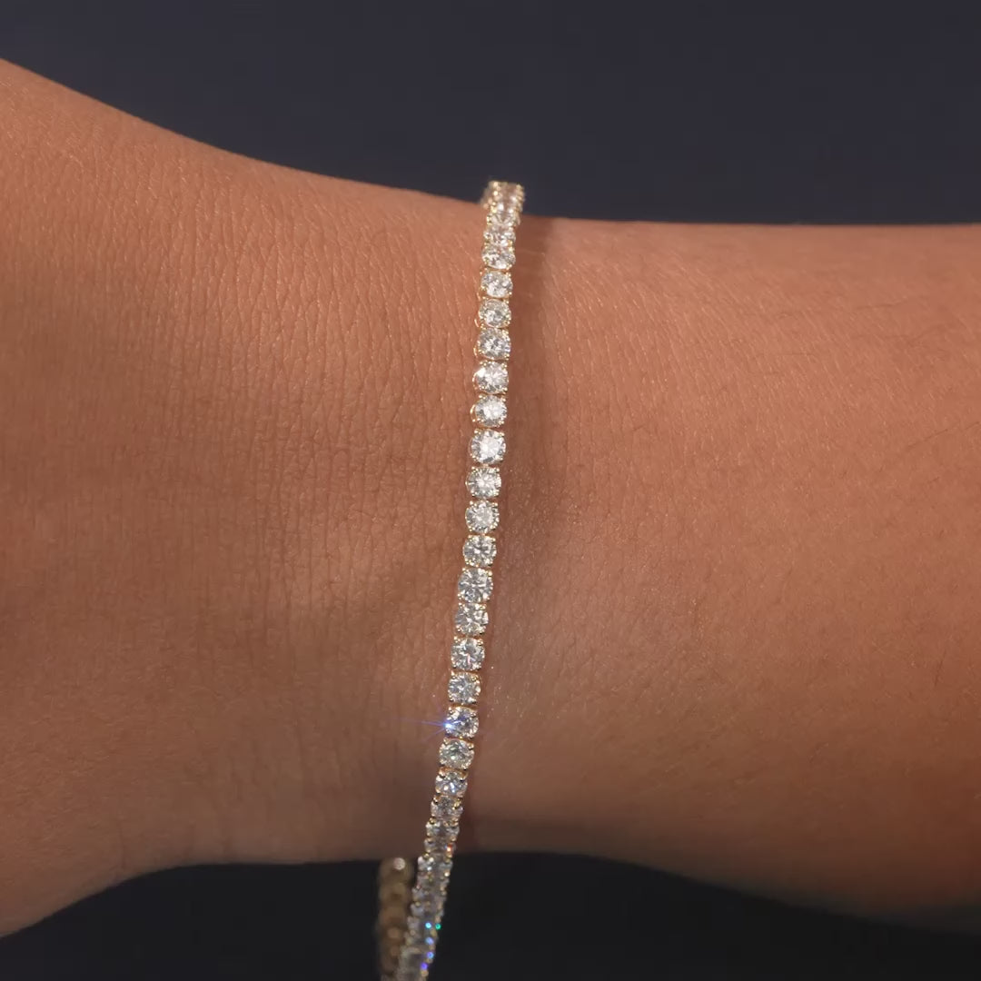 4 CT Round Tennis Bracelet