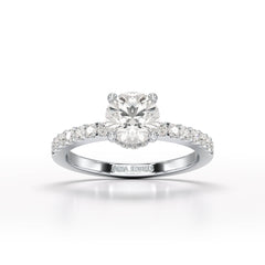 Classic Round Cut 1.45 CT Lab Diamond Ring