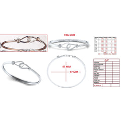 0.66 CT Diamond Looped Knot Bangle