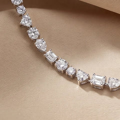 25.3 CT Multi Shape Diamond Necklace